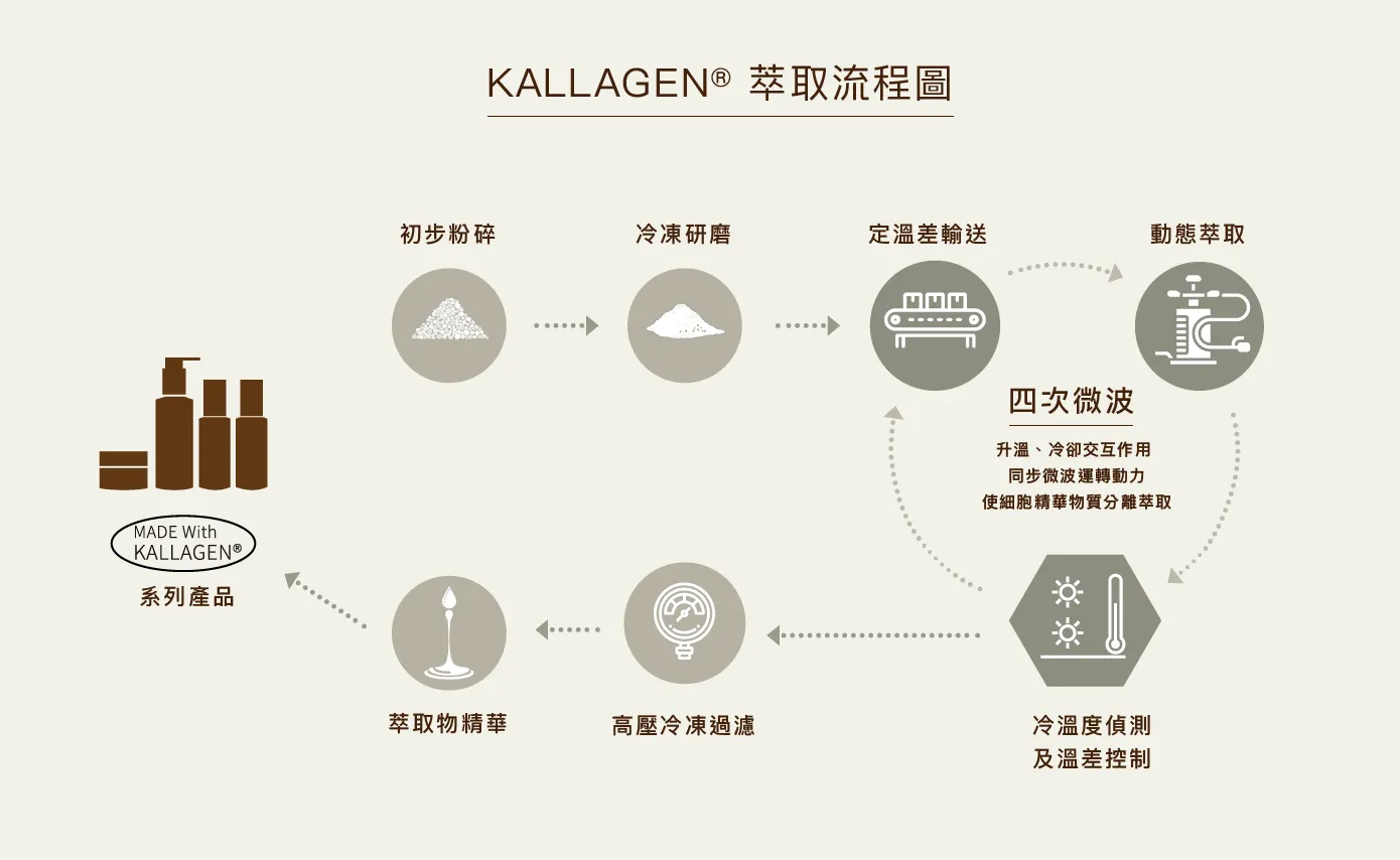 Kallagen®萃取流程圖 6