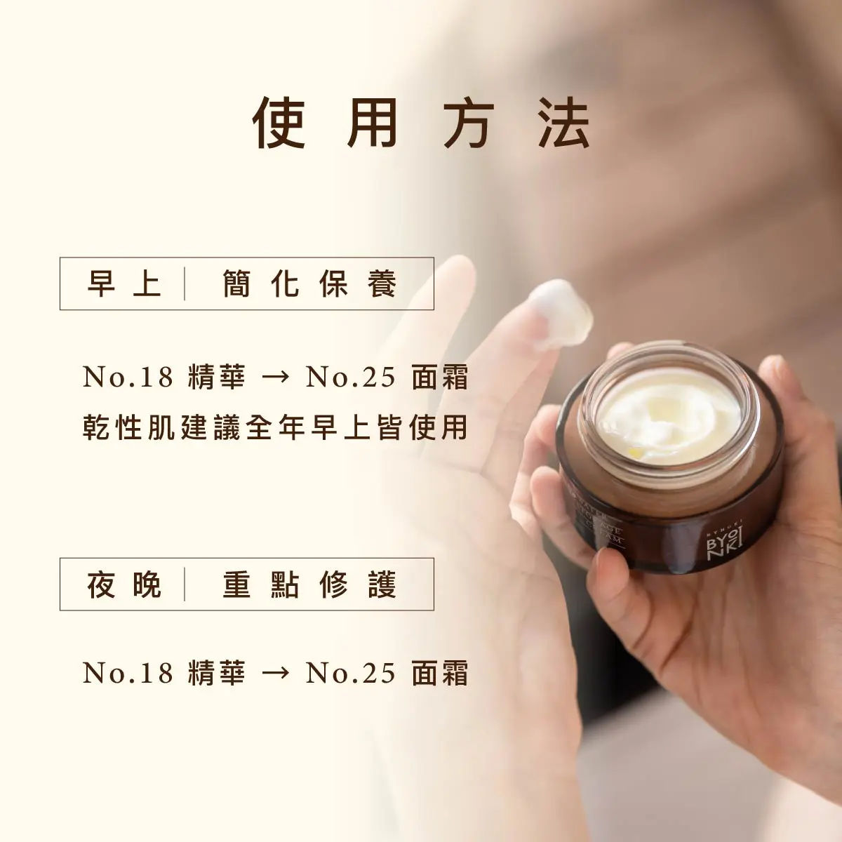 乾肌組| No.18 精華 No.25 面霜 04