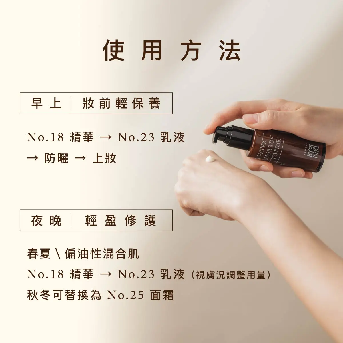 混合肌組| No.18 精華 No.23乳液 04